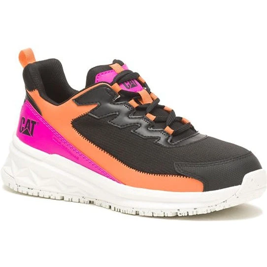 CAT Women's Streamline Runner CCT Original Work Shoe -Black/Pink- P91495 1 CAT Women's Streamline Runner CCT Original Work Shoe -Black/Pink- P91495