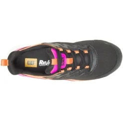 CAT Women's Streamline Runner CCT Original Work Shoe -Black/Pink- P91495 12 CAT Women's Streamline Runner CCT Original Work Shoe -Black/Pink- P91495 -Wolverine Sales Shop CATW P91495 032122 S23 TOP