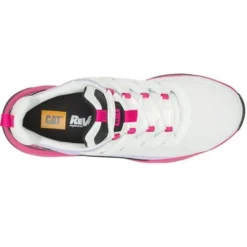 CAT Women's Streamline Runner CCT Original Work Shoe -White/Black- P91498 -Wolverine Sales Shop CATW P91498 032122 S23 TOP