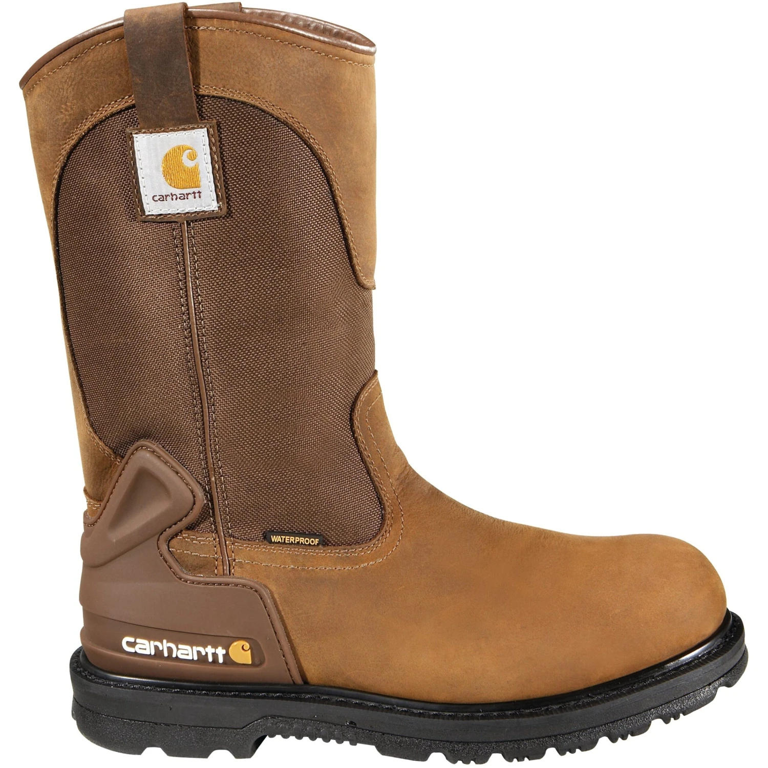 Carhartt Men's 11" Steel Toe WP Wellington Work Boot - Brown - CMP1200 7 Carhartt Men's 11" Steel Toe WP Wellington Work Boot - Brown - CMP1200 - Image 7