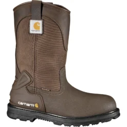 Wolverine Sales Shop 45 Carhartt Men's 11" Steel Toe WP Wellington Work Boot - Brown - CMP1270