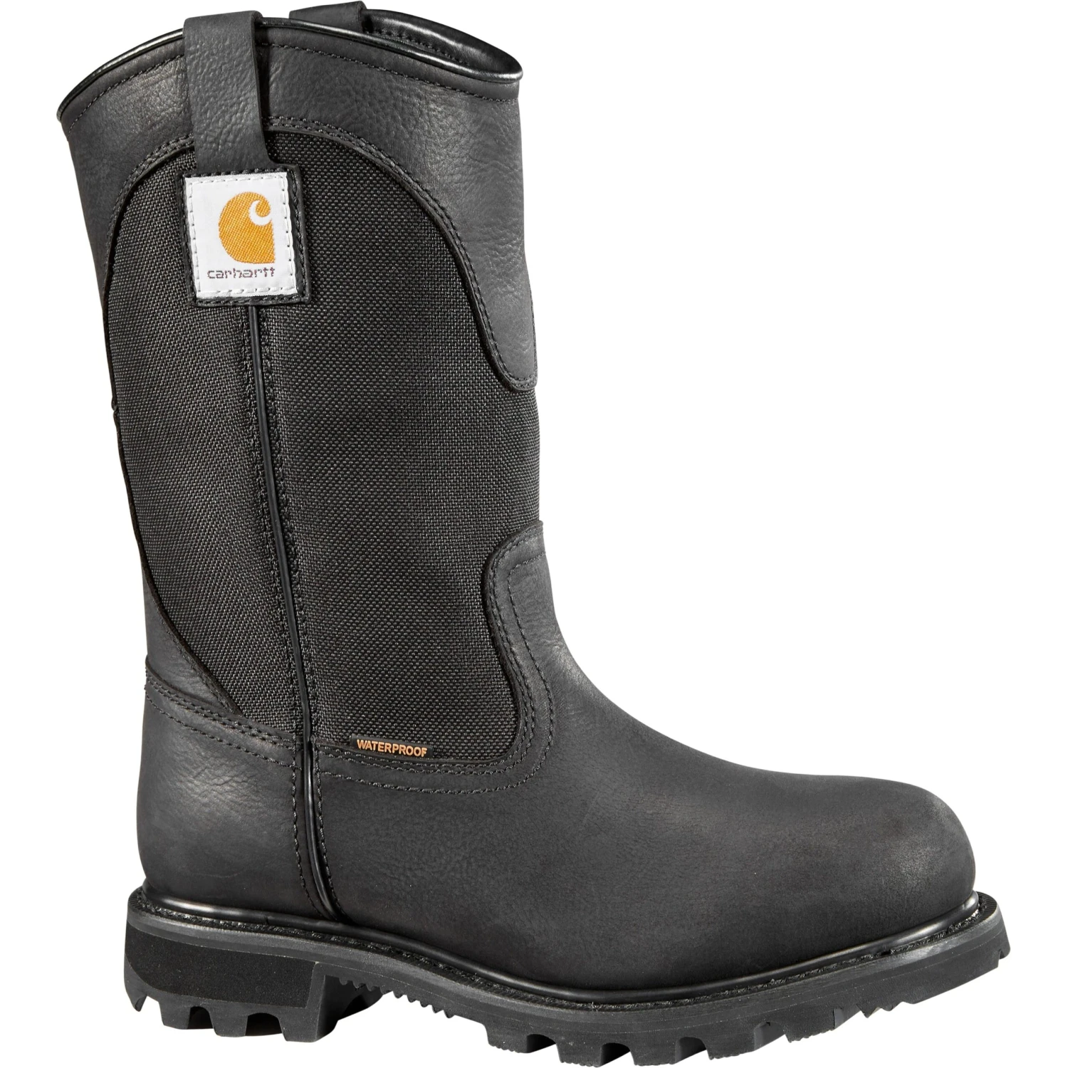 Carhartt Women's 10" WP Wellington Work Boot - Black - CWP1151 2 Carhartt Women's 10" WP Wellington Work Boot - Black - CWP1151 - Image 2