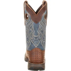 Durango Men's Rebel 12" Steel Toe Pull-On Western Boot- Brown- DDB0134 -Wolverine Sales Shop DDB0134 back