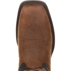 Durango Men's Rebel 12" Square Toe Pull-On Western Boot Chocolate DDB0135 12 Durango Men's Rebel 12" Square Toe Pull-On Western Boot Chocolate DDB0135 -Wolverine Sales Shop DDB0135 birdseye