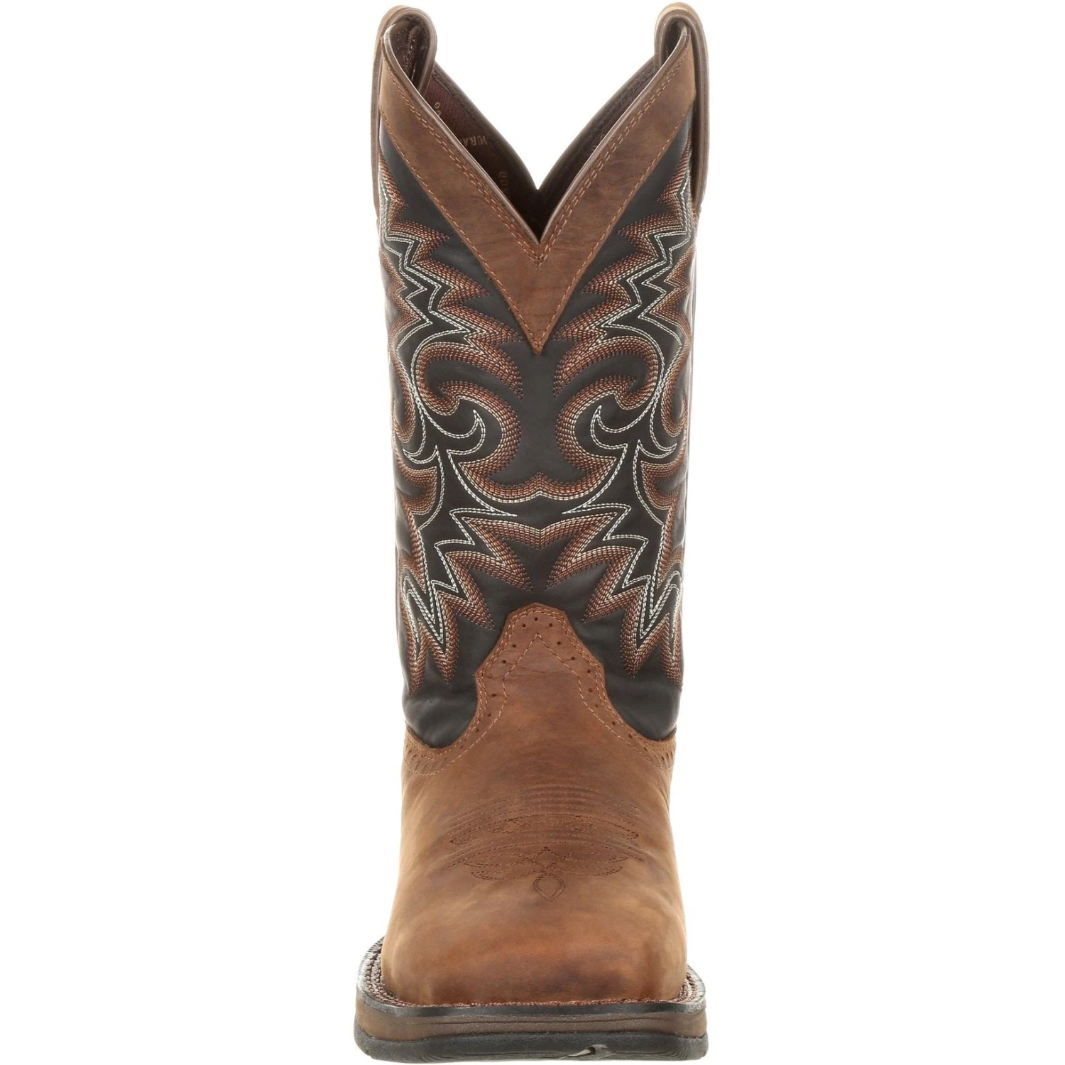 Durango Men's Rebel 12" Square Toe Pull-On Western Boot Chocolate DDB0135 2 Durango Men's Rebel 12" Square Toe Pull-On Western Boot Chocolate DDB0135 - Image 2