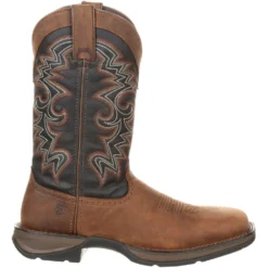 Durango Men's Rebel 12" Square Toe Pull-On Western Boot Chocolate DDB0135 11 Durango Men's Rebel 12" Square Toe Pull-On Western Boot Chocolate DDB0135 -Wolverine Sales Shop DDB0135 profile