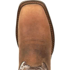 Durango Men's Rebel 12" Square Toe Pull-On Western Boot- Brown DDB0166 -Wolverine Sales Shop DDB0166 birdseye