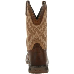 Durango Men's Workhorse 11" Steel Toe Western Work Boot- Brown- DDB0184 10 Durango Men's Workhorse 11" Steel Toe Western Work Boot- Brown- DDB0184 -Wolverine Sales Shop DDB0184 back