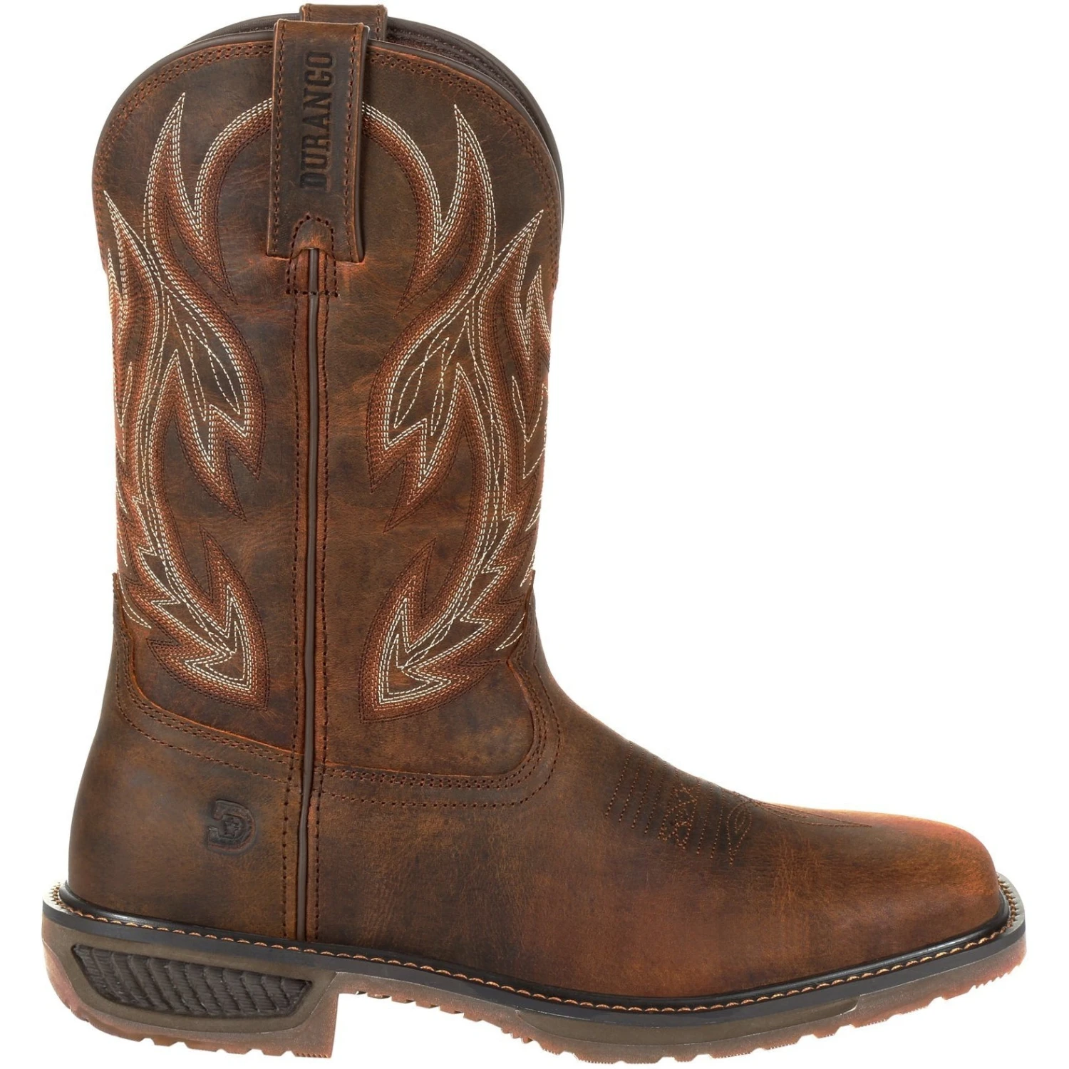 Durango Men's Workhorse 11" Steel Toe Western Work Boot- Brown- DDB0202 5 Durango Men's Workhorse 11" Steel Toe Western Work Boot- Brown- DDB0202 - Image 5
