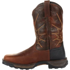 Durango Men's Maverick XP Ventilated 11" Square Toe Western Work Boot -Wolverine Sales Shop DDB0204 instep profile