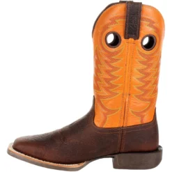Durango Men's Rebel Pro 12" Square Toe Western Boot - Orange - DDB0230 9 Durango Men's Rebel Pro 12" Square Toe Western Boot - Orange - DDB0230 -Wolverine Sales Shop DDB0230 instep profile