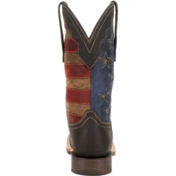 Durango Men's Rebel Pro Vintage Flag 12" Sqr Toe Western Boot - DDB0303 10 Durango Men's Rebel Pro Vintage Flag 12" Sqr Toe Western Boot - DDB0303 -Wolverine Sales Shop DDB0303 back