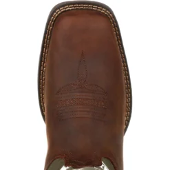 Durango Men's Rebel Army Green USA Print 12" Square Toe Western Boot -Wolverine Sales Shop DDB0313 birdseye