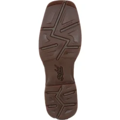 Durango Men's Rebel Army Green USA Print 12" Square Toe Western Boot -Wolverine Sales Shop DDB0313 outsole