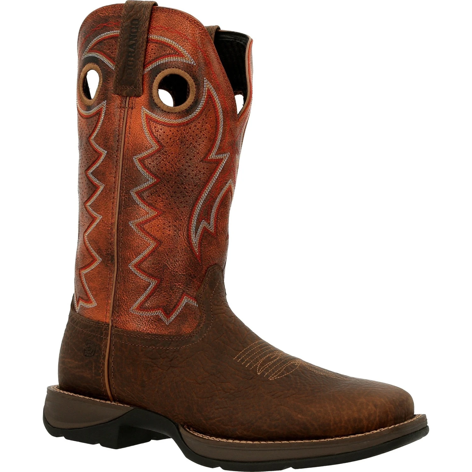 Durango Men's Rebel Ventilated 12" Square Toe Western Boot - DDB0327 1 Durango Men's Rebel Ventilated 12" Square Toe Western Boot - DDB0327