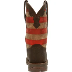 Durango Men's Rebel 12" Sqr Toe Pull-On Western Classic Boot - DDB0328 -Wolverine Sales Shop DDB0328 back