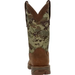 Durango Men's Rebel 12" Sqr Toe Pull-On Western Classic Boot - DDB0329 9 Durango Men's Rebel 12" Sqr Toe Pull-On Western Classic Boot - DDB0329 -Wolverine Sales Shop DDB0329 back