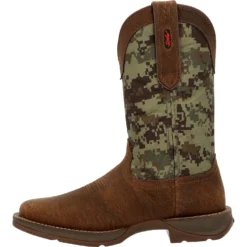 Durango Men's Rebel 12" Sqr Toe Pull-On Western Classic Boot - DDB0329 10 Durango Men's Rebel 12" Sqr Toe Pull-On Western Classic Boot - DDB0329 -Wolverine Sales Shop DDB0329 instep profile