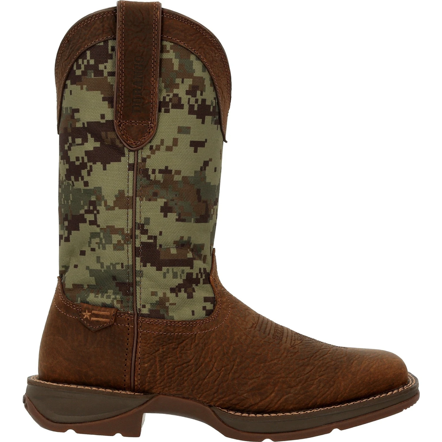 Durango Men's Rebel 12" Sqr Toe Pull-On Western Classic Boot - DDB0329 2 Durango Men's Rebel 12" Sqr Toe Pull-On Western Classic Boot - DDB0329 - Image 2