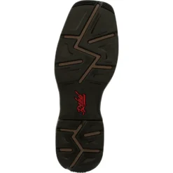Durango Men's Rebel™ 11" Square Toe Pull-On Western Boot Brown DDB0346 -Wolverine Sales Shop DDB0346 outsole