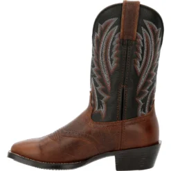 Durango Men's Westward™ 11" Square Toe Western Boot- Chestnut- DDB0351 -Wolverine Sales Shop DDB0351 instep profile