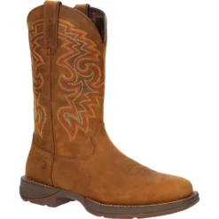 Durango Men's Rebelâ„¢ 12" Square Toe WP Western Boot - Russet - DDB0361