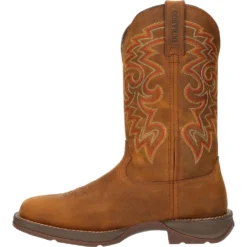 Durango Men's Rebel™ 12" Square Toe WP Western Boot - Russet - DDB0361 -Wolverine Sales Shop DDB0361 instep profile