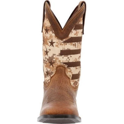Durango Men's Westward 11" ST Western Work Boot -Camo Flag- DDB0397 4 Durango Men's Westward 11" ST Western Work Boot -Camo Flag- DDB0397 - Image 4