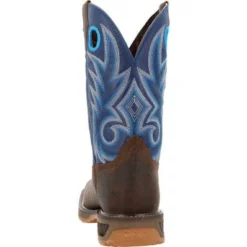Durango Men's Workhorse 11" Worn Saddle Western Boot -Denim Blue- DDB0400 -Wolverine Sales Shop DDB0400 4 LARGE 4d226daf ddef 40c8 8407 12d2a2a86663