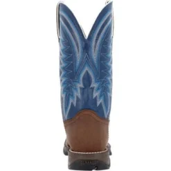 Durango Men's Rebel 12" ST Western Work Boot -Brown And Blue- DDB0429 -Wolverine Sales Shop DDB0429 4 LARGE 8a275504 5336 4f05 b217 9aad6df7addb