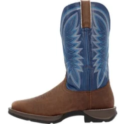 Durango Men's Rebel 12" ST Western Work Boot -Brown And Blue- DDB0429 -Wolverine Sales Shop DDB0429 5 LARGE 098be3bb 4358 4a31 9c9f 75e3463b1bfe