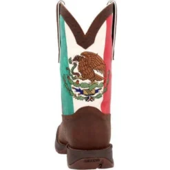 Durango Men's Rebel By Mexico Flag 11" ST Western Boot -Brown- DDB0430 -Wolverine Sales Shop DDB0430 4 LARGE 0344f46a 4554 49b3 9c8b be52e5bb9aa1