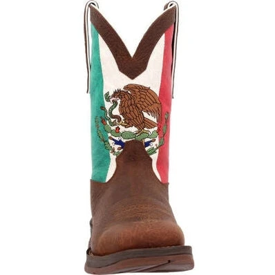 Durango Men's Rebel By Mexico Flag 11" ST Western Boot -Brown- DDB0431 4 Durango Men's Rebel By Mexico Flag 11" ST Western Boot -Brown- DDB0431 - Image 4
