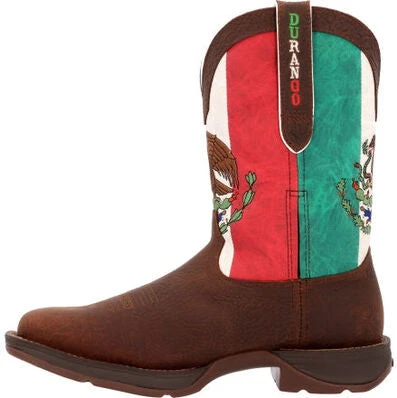 Durango Men's Rebel By Mexico Flag 11" ST Western Boot -Brown- DDB0431 3 Durango Men's Rebel By Mexico Flag 11" ST Western Boot -Brown- DDB0431 - Image 3