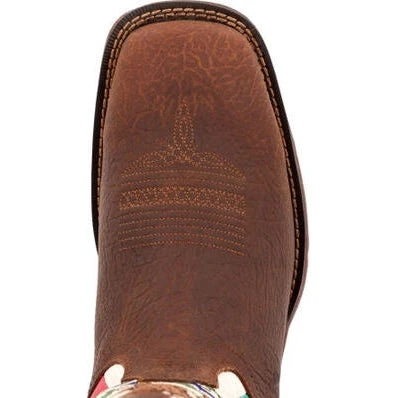 Durango Men's Rebel By Mexico Flag 11" ST Western Boot -Brown- DDB0431 6 Durango Men's Rebel By Mexico Flag 11" ST Western Boot -Brown- DDB0431 - Image 6