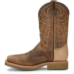Double H Men's Dwight 11" Steel Toe USA Made Western Work Boot- DH3567 8 Double H Men's Dwight 11" Steel Toe USA Made Western Work Boot- DH3567 -Wolverine Sales Shop DH3567 500xauto Instep