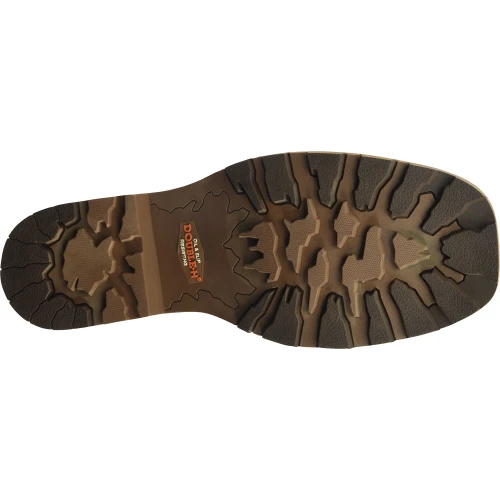 Double H Men's Abner 12" Sqr Toe WP Western Work Boot - Brown - DH4353 6 Double H Men's Abner 12" Sqr Toe WP Western Work Boot - Brown - DH4353 - Image 6
