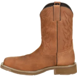 Double H Men's Jacob 10" Comp Toe WP Western Work Boot- Brown- DH5143 -Wolverine Sales Shop DH5143 500xauto Instep