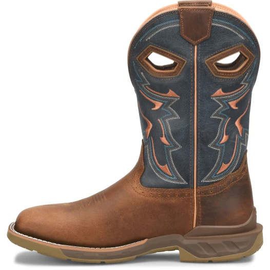 Double H Men's Abner 11" Square Toe WP Western Work Boot Brown- DH5357 4 Double H Men's Abner 11" Square Toe WP Western Work Boot Brown- DH5357 - Image 4
