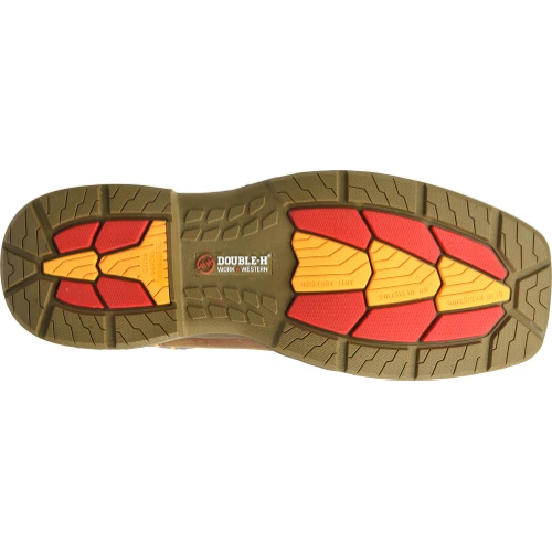 Double H Men's Abner 11" Square Toe WP Western Work Boot Brown- DH5357 7 Double H Men's Abner 11" Square Toe WP Western Work Boot Brown- DH5357 - Image 7