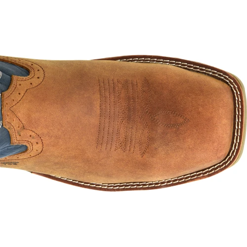 Double H Men's Abner 11" Square Toe WP Western Work Boot Brown- DH5357 6 Double H Men's Abner 11" Square Toe WP Western Work Boot Brown- DH5357 - Image 6