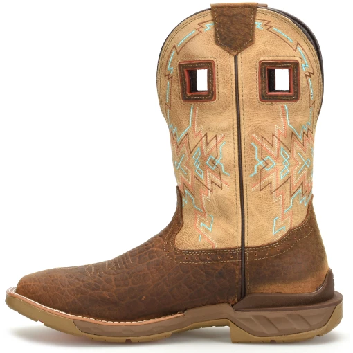 Double H Men's Clem 11" Square Toe Western Work Boot - Brown - DH5361 3 Double H Men's Clem 11" Square Toe Western Work Boot - Brown - DH5361 - Image 3