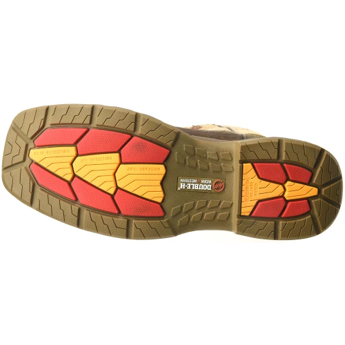 Double H Men's Clem 11" Square Toe Western Work Boot - Brown - DH5361 6 Double H Men's Clem 11" Square Toe Western Work Boot - Brown - DH5361 - Image 6