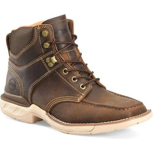 Double H Men's Brunel 6" Moc Toe Western Work Boot - Brown - DH5372 1 Double H Men's Brunel 6" Moc Toe Western Work Boot - Brown - DH5372