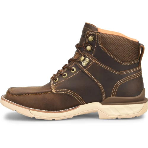 Double H Men's Brunel 6" Moc Toe Western Work Boot - Brown - DH5372 4 Double H Men's Brunel 6" Moc Toe Western Work Boot - Brown - DH5372 - Image 4