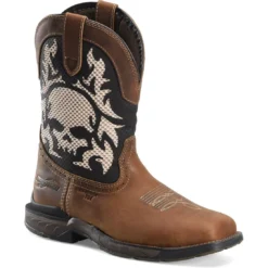 Double H Men's Witness 11" Comp Toe Roper Work Boot -Brown- DH5388