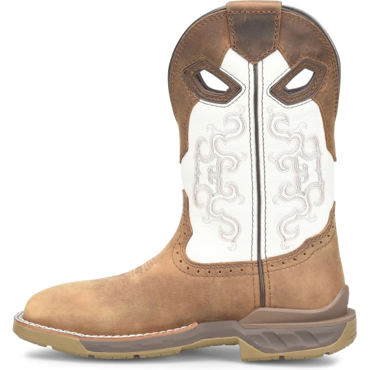 Double H Women's Brave 10" Wide ST Western Work Boot -Brown- DH5425 2 Double H Women's Brave 10" Wide ST Western Work Boot -Brown- DH5425 - Image 2