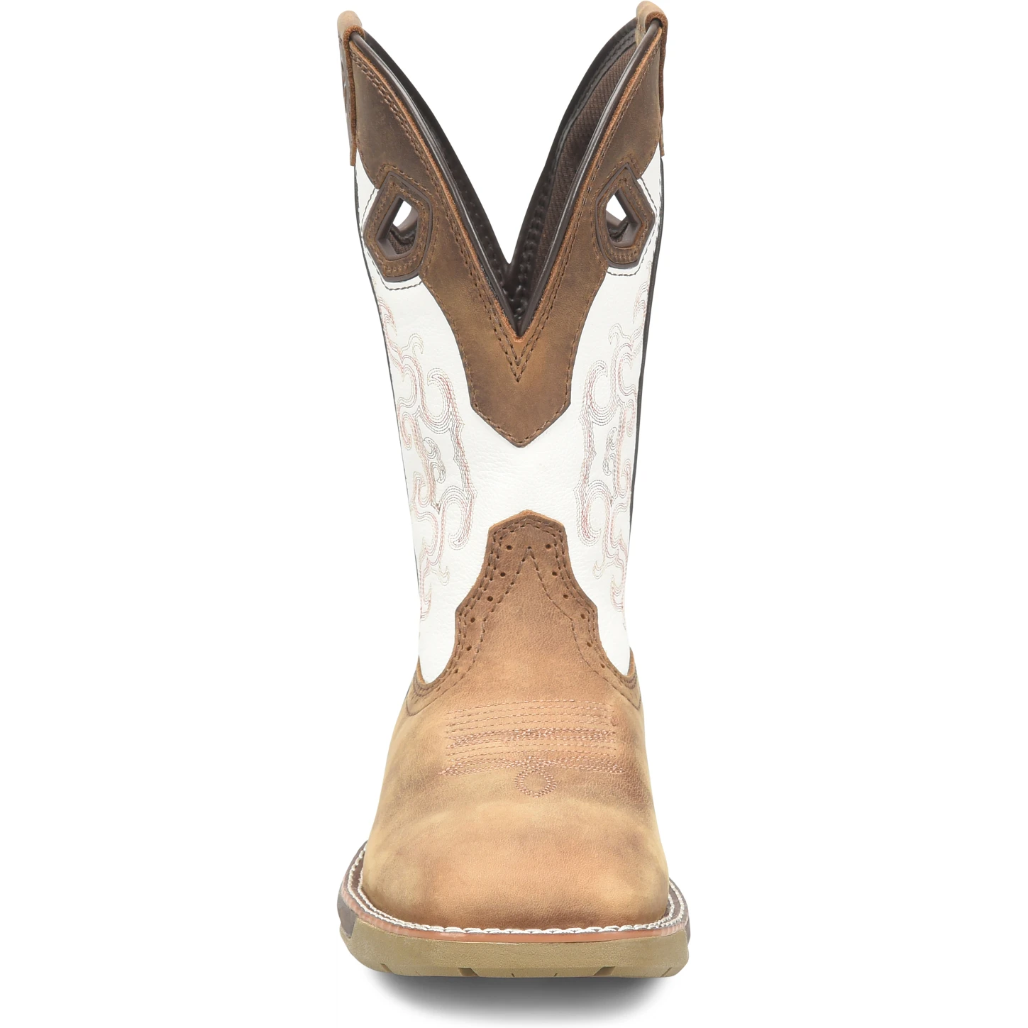 Double H Women's Brave 10" Wide ST Western Work Boot -Brown- DH5425 3 Double H Women's Brave 10" Wide ST Western Work Boot -Brown- DH5425 - Image 3