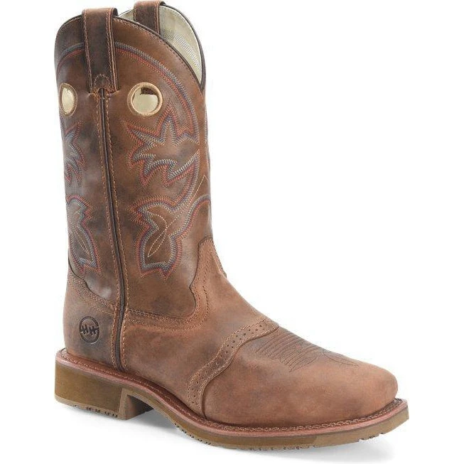 Double H Men's Antonio 13" Comp Toe Western Classic Boot Brown- DH6134 1 Double H Men's Antonio 13" Comp Toe Western Classic Boot Brown- DH6134