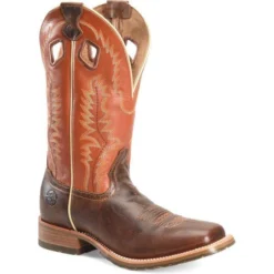 Double H Men's Casino 12" Square Toe Western Work Boot- Brown - DH7020